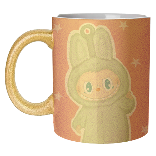 Labubu inspired Kawaii Pop Mart Little Monster - unique mug by By Rosybum