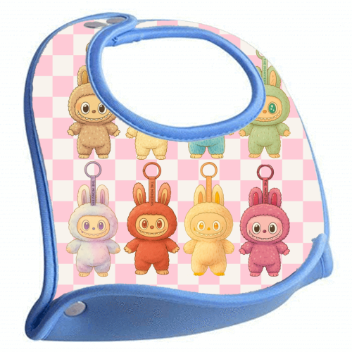 Labubu Line - feeding bib by Ms Doodle