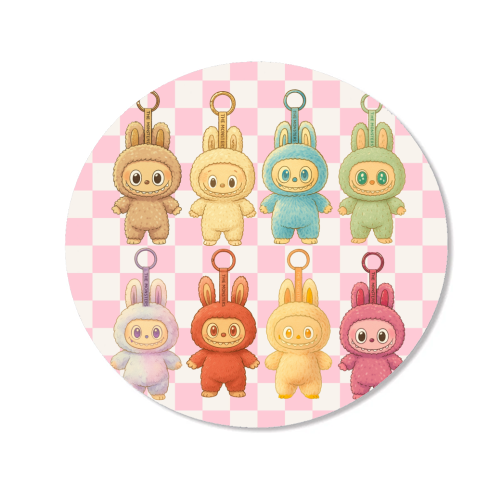 Labubu Line - Magnet by Ms Doodle