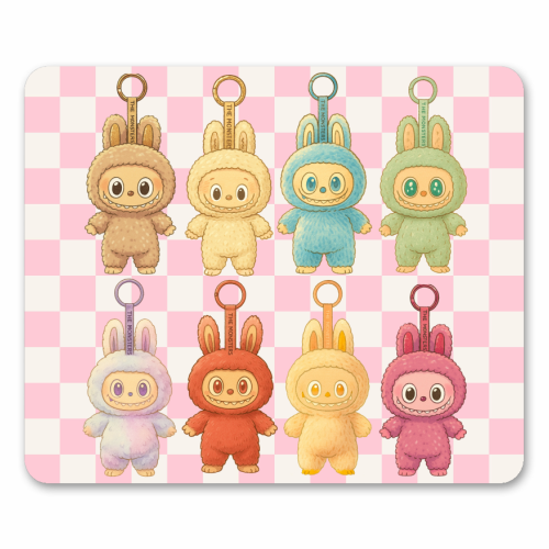 Labubu Line - mouse mat by Ms Doodle
