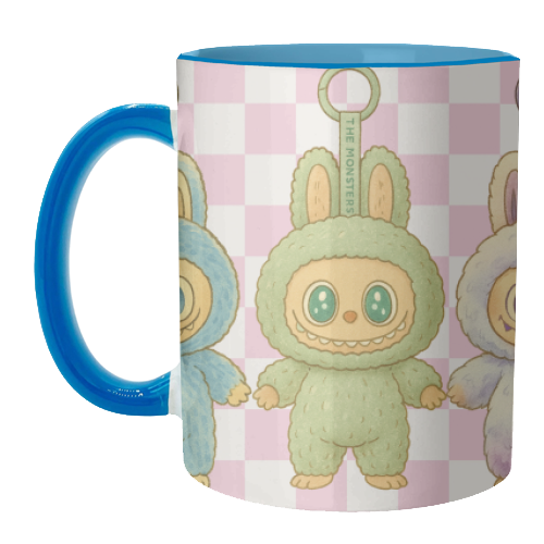 Labubu Line - unique mug by Ms Doodle