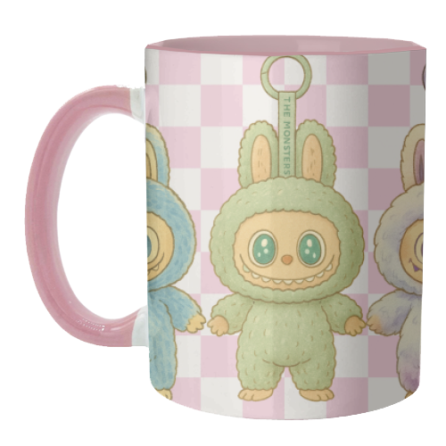 Labubu Line - unique mug by Ms Doodle