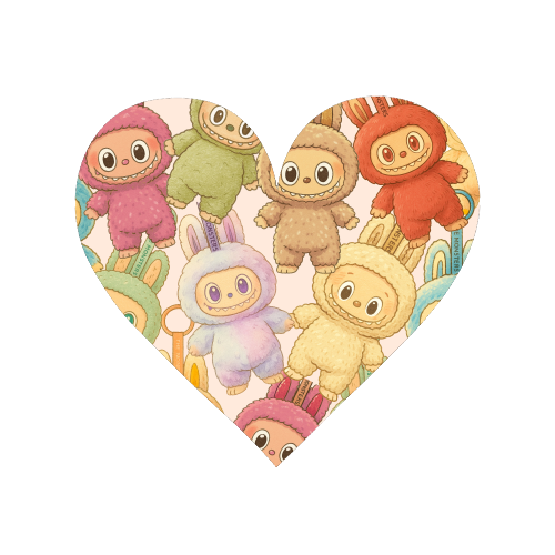 Labubu Love - Magnet by Ms Doodle