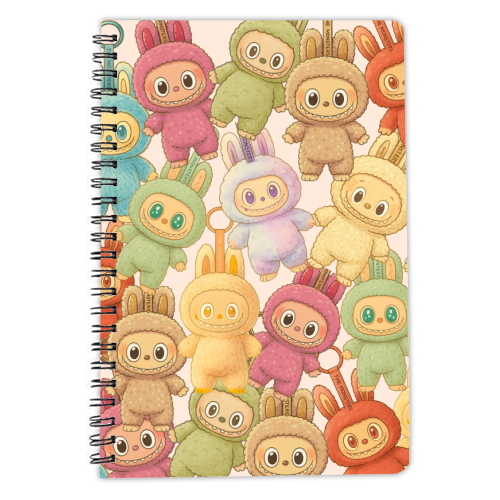 Labubu Love - personalised A4, A5, A6 notebook by Ms Doodle