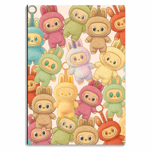 Labubu Love - personalised A4, A5, A6 notebook by Ms Doodle
