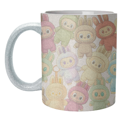 Labubu Love - unique mug by Ms Doodle