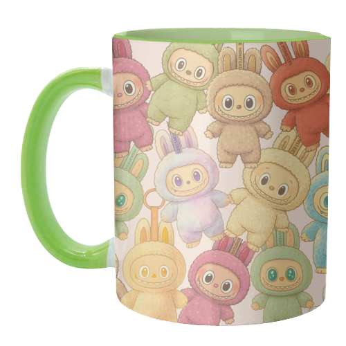 Labubu Love - unique mug by Ms Doodle