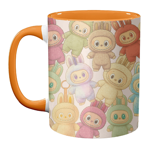 Labubu Love - unique mug by Ms Doodle