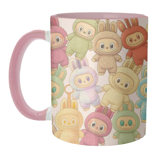 Labubu Love - unique mug by Ms Doodle