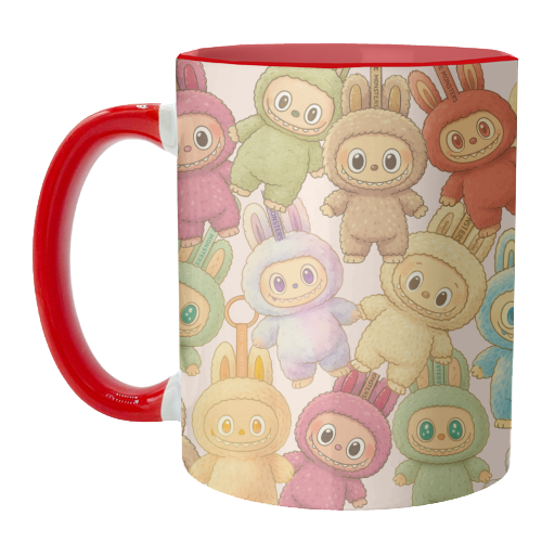 Labubu Love - unique mug by Ms Doodle