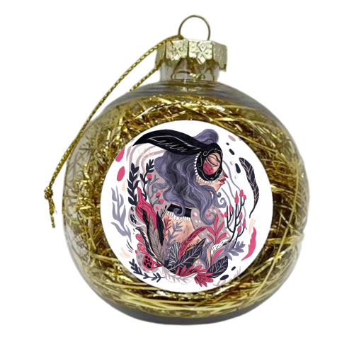 Lady Bunny. - xmas bauble by Nathan Collins