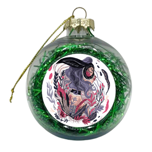 Lady Bunny. - xmas bauble by Nathan Collins