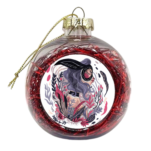 Lady Bunny. - xmas bauble by Nathan Collins