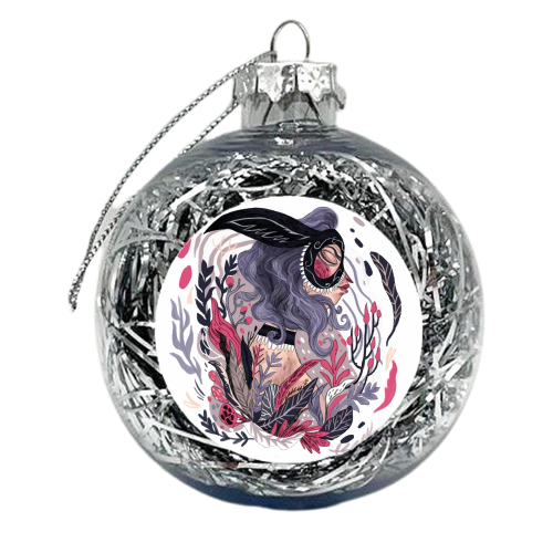 Lady Bunny. - xmas bauble by Nathan Collins