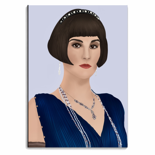 Lady Mary from Downtown Abbey - personalised A4, A5, A6 notebook by Rock and Rose Creative