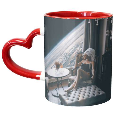 Lady Universe - unique mug by taudalpoi