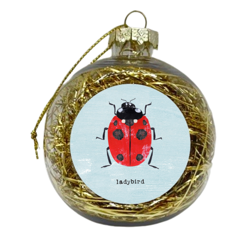 Ladybird - xmas bauble by Sorcha Faulkner