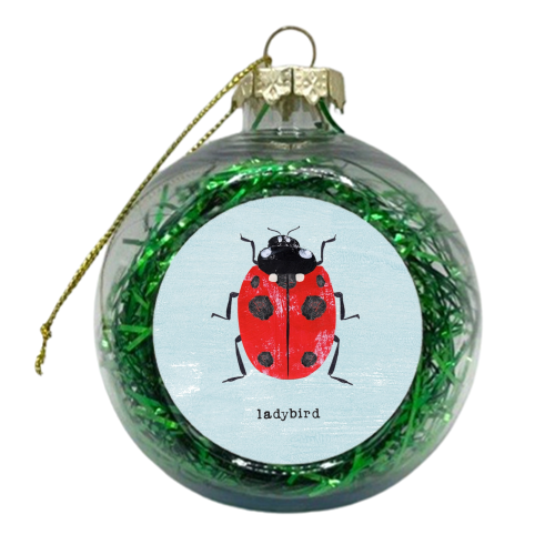Ladybird - xmas bauble by Sorcha Faulkner