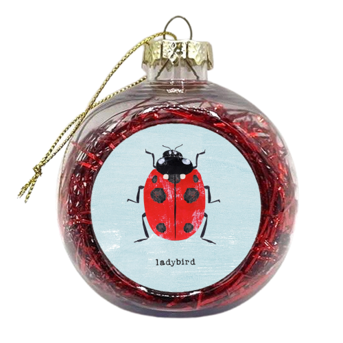 Ladybird - xmas bauble by Sorcha Faulkner