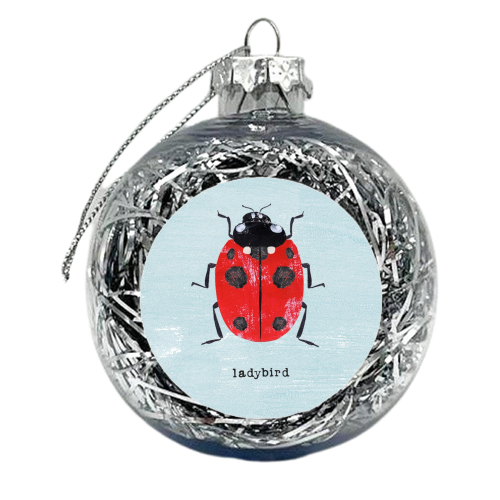 Ladybird - xmas bauble by Sorcha Faulkner