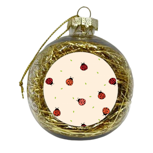 Ladybug - xmas bauble by Maggie Sommers