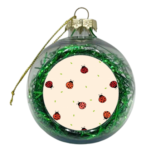 Ladybug - xmas bauble by Maggie Sommers
