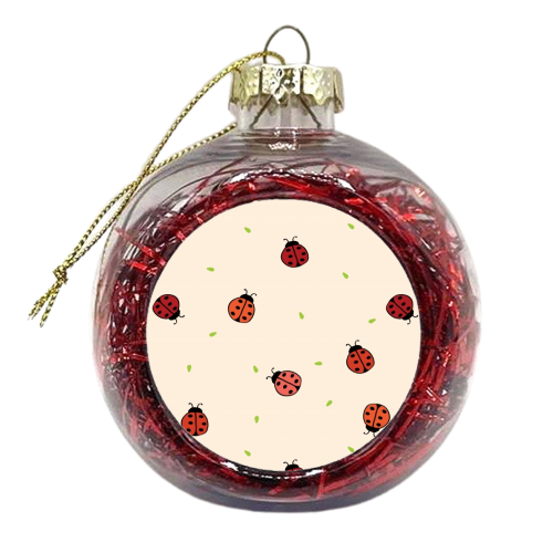 Ladybug - xmas bauble by Maggie Sommers