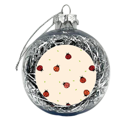 Ladybug - xmas bauble by Maggie Sommers