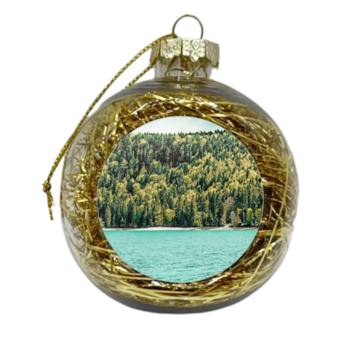 Lake Side - xmas bauble by Uma Prabhakar Gokhale
