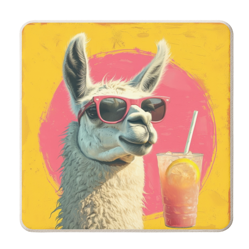 Lamanade - personalised beer coaster by DejaReve