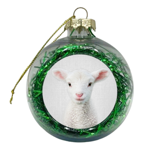 Lamb - xmas bauble by Gal Design