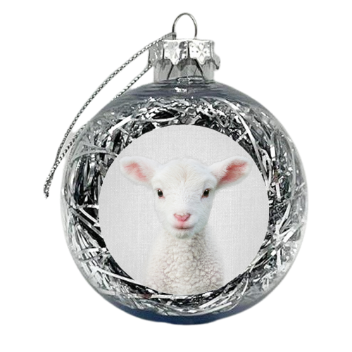 Lamb - xmas bauble by Gal Design