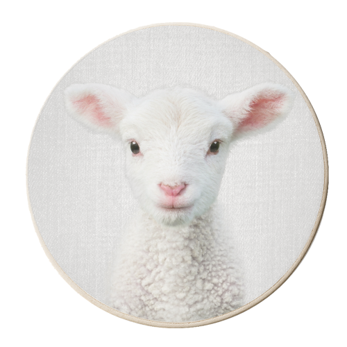 Lamb - personalised beer coaster by Gal Design