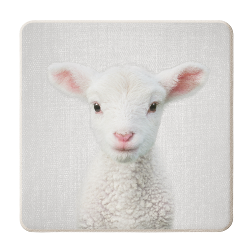 Lamb - personalised beer coaster by Gal Design