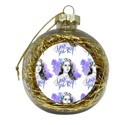 Lana Del Rey 2014 - xmas bauble by Daniel Cash