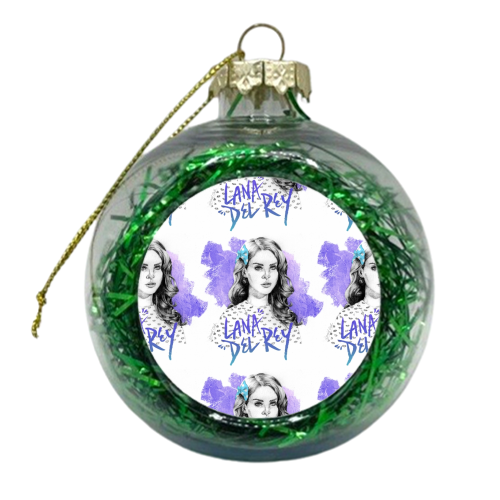 Lana Del Rey 2014 - xmas bauble by Daniel Cash