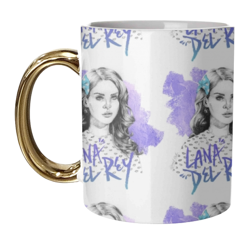 Lana Del Rey 2014 - unique mug by Daniel Cash