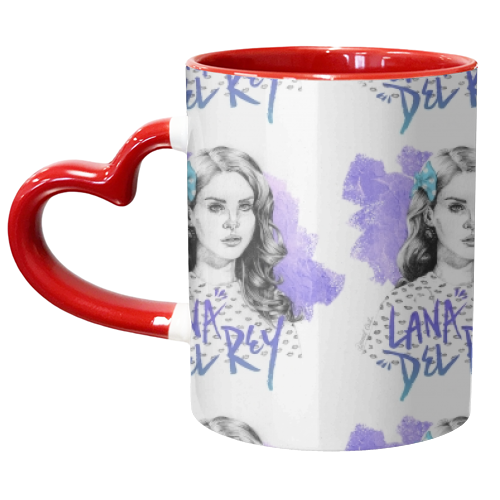 Lana Del Rey 2014 - unique mug by Daniel Cash