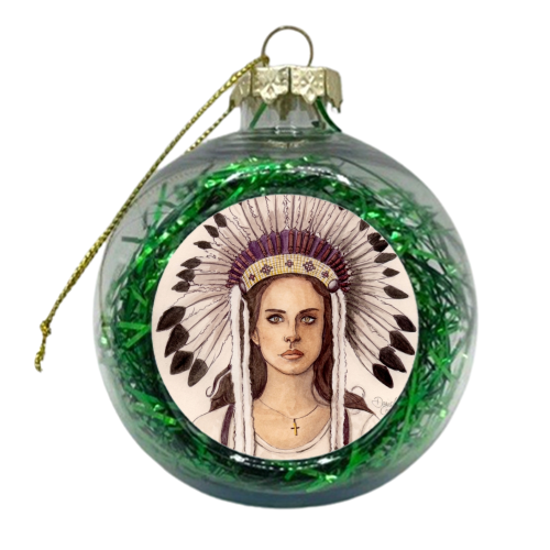 Lana Del Rey IV - xmas bauble by Daniel Cash