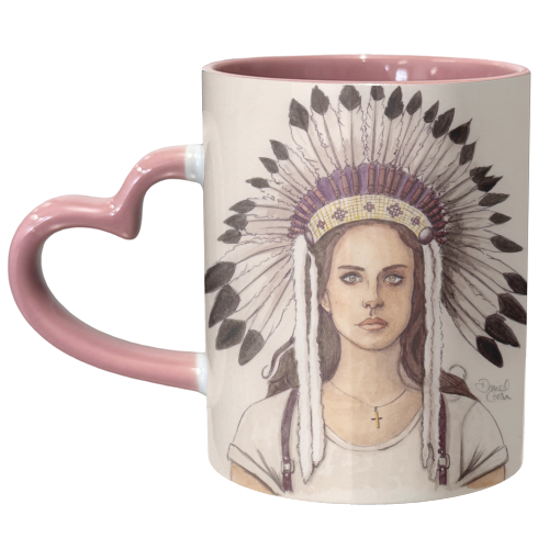Lana Del Rey IV - unique mug by Daniel Cash