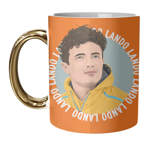 Lando Norris - unique mug by Pink and Pip
