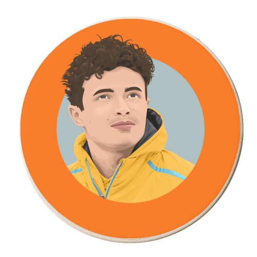 Lando - personalised beer coaster by Pink and Pip