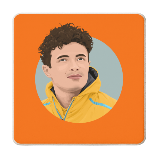 Lando - personalised beer coaster by Pink and Pip