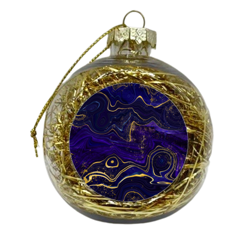 lapis lazuli - xmas bauble by Anastasios Konstantinidis