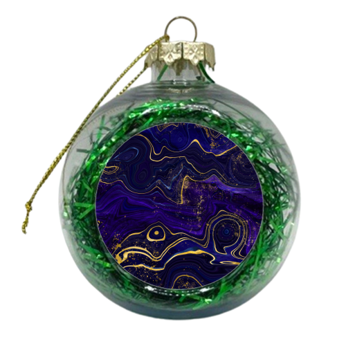 lapis lazuli - xmas bauble by Anastasios Konstantinidis