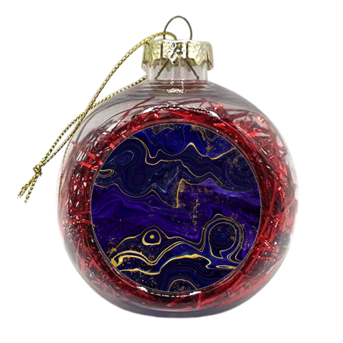lapis lazuli - xmas bauble by Anastasios Konstantinidis
