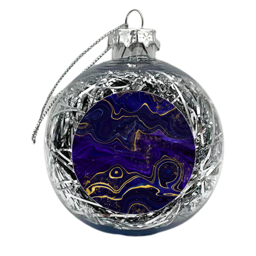 lapis lazuli - xmas bauble by Anastasios Konstantinidis