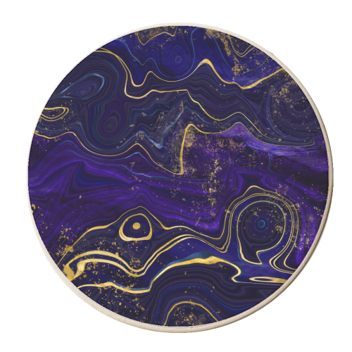 lapis lazuli - personalised beer coaster by Anastasios Konstantinidis