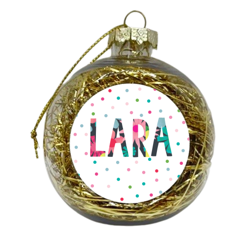 Lara - xmas bauble by The Boy and the Bear