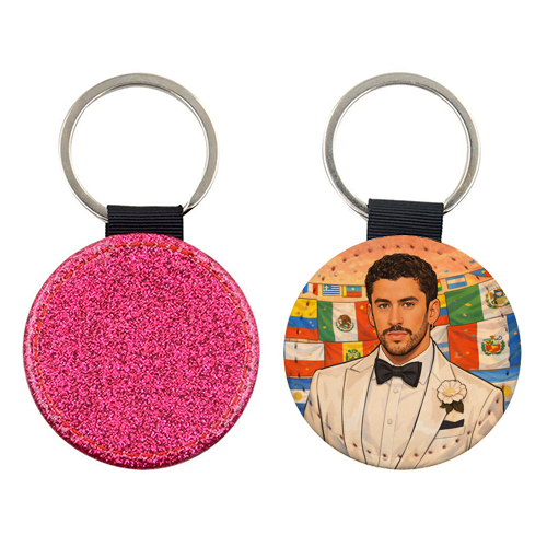 Latino Bunny - keyring by Ms Doodle